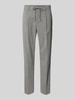 SELECTED HOMME Regular Tapered Fit Bundfaltenhose mit Tunnelzug Modell 'LEROY' Silber