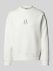 ARMANI EXCHANGE Sweatshirt met labelstitching Wit