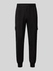 HUGO Tapered Fit Cargohose mit Strukturmuster Modell 'Glavin' Black