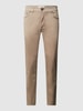 Brax Regular Fit Stoffhose mit Stretch-Anteil Modell 'Cooper' Beige