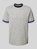 EA7 Emporio Armani T-shirt met labelprint, model 'TRAIN' Offwhite