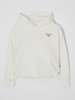Garcia Hoodie mit Message-Print  Offwhite