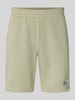 PUMA PERFORMANCE Sweatshorts met logostitching Lichtgroen