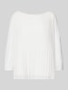 s.Oliver BLACK LABEL Regular Fit Bluse aus Chiffon Offwhite