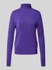 Christian Berg Woman Gebreide pullover met ribboorden Violet