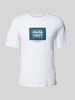 Jack & Jones T-Shirt mit Label-Print Modell 'HUDSON' Weiss