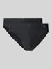 Skiny Slip mit Label-Detail Modell 'ADVANTAGE MEN' Black