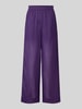 Christian Berg Woman Wide fit stoffen broek met elastische band Paars
