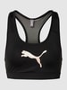 PUMA PERFORMANCE Bustier mit Label-Detail Modell 'Mid Impact' Schwarz