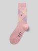Burlington Socken mit Logo-Detail Modell 'Marylebone' Rosa