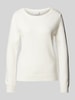 Vila Strickpullover mit Rundhalsausschnitt Modell 'Viril' Offwhite