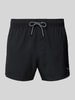 Puma Regular Fit Badehose mit Logo-Print Black