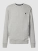 Polo Ralph Lauren Sweatshirt mit Label-Stitching Hellgrau