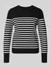 s.Oliver RED LABEL Sweter z dzianiny z mieszanki wiskozy, krój regular fit Czarny