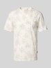Tom Tailor Regular Fit T-Shirt aus reiner Baumwolle Offwhite