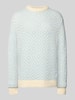 SELECTED HOMME Relaxed Fit Strickpullover aus Woll-Mix Modell 'REMI' Hellblau