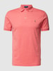 Polo Ralph Lauren Regular fit poloshirt met logostitching Lichtrood gemêleerd