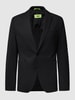 Cinque Slim Fit 2-Knopf-Sakko aus Jersey Modell 'Cidatini' Schwarz