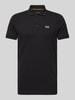 PME Legend Poloshirt mit Label-Detail Black