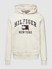Tommy Hilfiger Hoodie met labelstitching, model 'VARSITY' Beige