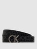 CK Calvin Klein Ledergürtel mit Logo-Muster Schwarz