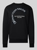 Tom Tailor Denim Sweatshirt mit Logo-Print Black