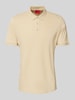 HUGO Poloshirt mit Label-Print Modell 'Donos' Beige