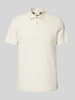 s.Oliver RED LABEL Regular fit poloshirt van katoenmix Zand