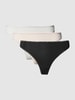TOMMY HILFIGER String im 3er-Pack mit Logo-Bund Offwhite