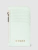 Guess Pasjeshouder met labelapplicatie in metallic Mint