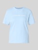 Calvin Klein Jeans T-Shirt mit Label-Print Hellblau