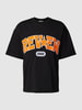 REVIEW T-Shirt mit Label-Print Black