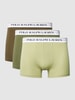 Polo Ralph Lauren Underwear Boxershort met elastische band met logo in een set van 3 stuks Olijfgroen