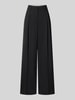 Weekend Max Mara Regular Fit Weite Hose aus reiner Schurwolle Modell 'OVVIO' Black