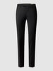 Cinque Super slim fit pantalon met scheerwol, model 'Cicastello' - 'CIPOWERSTRETCH' Zwart