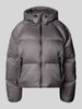 WITHBLACK Gewatteerd jack met capuchon Middengrijs