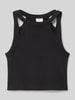 s.Oliver RED LABEL Slim Fit Tank Top mit Cut Outs Black
