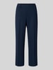 Stehmann Straight Fit Culotte aus Viskose-Mix Modell 'Fenja' Marine
