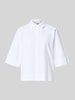 Soyaconcept Regular Fit Hemdbluse im Halbarm-Design Modell 'Netti' Weiss