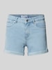 Vero Moda Jeansshorts mit Eingrifftaschen Modell 'LUNA' Jeansblau