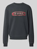 G-Star Raw Sweatshirt mit Label-Print Modell 'Destroyed' Anthrazit