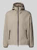 Emporio Armani Jacke mit Zweiwege-Reißverschluss Hellgrau