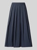 Weekend Max Mara Uitlopende midi-rok met katoen model 'ALPACA' Donkerblauw