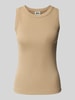 Drykorn Tanktop in Ripp-Optik Modell 'OLINA' Beige