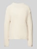 Marc O'Polo Denim Gebreide pullover met ronde hals Offwhite