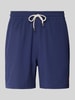 Polo Ralph Lauren Underwear Regular Fit Badeshorts mit Logo-Stitching Modell 'TRAVELER' Dunkelblau