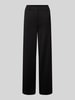 Soyaconcept Spodnie materiałowe z szeroką nogawką i lamowanymi kieszeniami model ‘DANIELA’ Czarny