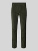 Tommy Hilfiger Straight leg corduroy broek in 5-pocketmodel, model 'DENTON' Olijfgroen