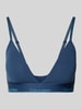 Calvin Klein Underwear Regular fit beha met logostitching, model 'Triangle' Blauw