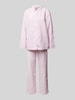 Seidensticker Pyjama met knoopsluiting Roze
